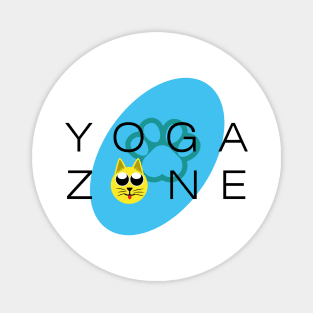 Yoga zone Magnet